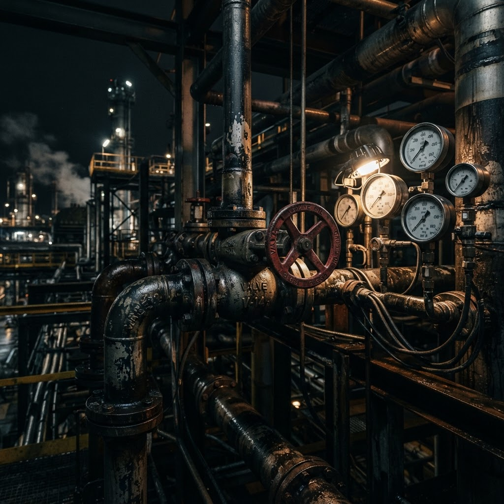 Industrial pipes, valves and fittings supplied by Sanam Energy